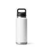 Botella Termo YETI Rambler 26oz blanca posterior