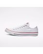 Zapatillas de lona Converse Chuck Taylor All Star Classic bajas en color blanco izquierda