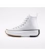 Zapatillas Converse de plataforma Run Star Hike High Top blancas Unisex izquierda
