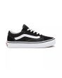 Zapatillas de Skate Junior Vans Old Skool en color negro para niños de 4 a 8 años