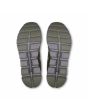 Zapatillas On Running Cloud 6 color verde oliva y gris eclipse para hombre suela Cloudtec