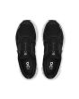 Zapatillas On Running Cloud 6 Negras y Blancas para mujer cordones elásticos de atado rápido