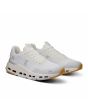 Zapatillas On Running Cloudnova Form 2 color Blanco y Marfil para mujer frontal