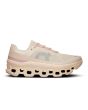 Zapatillas de running On Cloudmonster color beige y rosa para mujer 