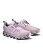 Zapatillas impermeables On Running Cloud 6 Waterproof color malva y zinc para mujer frontal