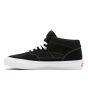 Zapatillas de Skate Vans Half Cab negras y blancas Unisex izquierda