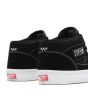 Zapatillas de Skate Vans Half Cab negras y blancas Unisex posterior