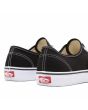 Zapatillas Vans Authentic negras y blancas Unisex posterior