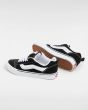 Zapatillas Vans Knu Skool Negras y Blancas Unisex suela