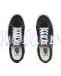 Zapatillas Vans de caña Alta SK8-HI Negras con banda lateral sidestripe blanca unisex superior