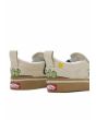 Zapatillas Vans Slip-On Cactus Beige y Verde para bebé 1 a 4 años posterior