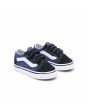 Zapatillas con cierre adherente Vans Old Skool Azul Marino para niños de 1 a 4 años frontal
