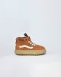 Zapatillas impermeables Vans TD SK8-Hi Zip MTE Glazed Ginger Marrones para bebé 1-4 años 