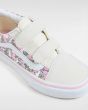 Zapatillas con cierre de velcro Vans Old Skool V Unicorn Blancas y Rosas para niño/a 4-8 años estampado unicornios