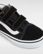Zapatillas Vans Uy Old Skool negras con cierre adherente para niños 4 a 8 años