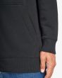 Hombre con Chaqueta tipo sudadera Billabong Arch Negra bolsillo