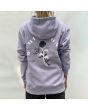 Sudadera con capucha y cremallera Mission Logo Rose Lavanda Unisex posterior