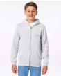 Niño con sudadera de capucha y cremallera Rip Curl Cut Out gris 