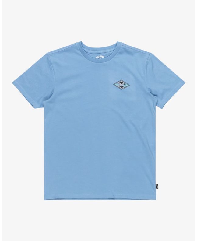 Camiseta de manga corta Billabong Youth Crayon Wave azul para niño 8-16 años