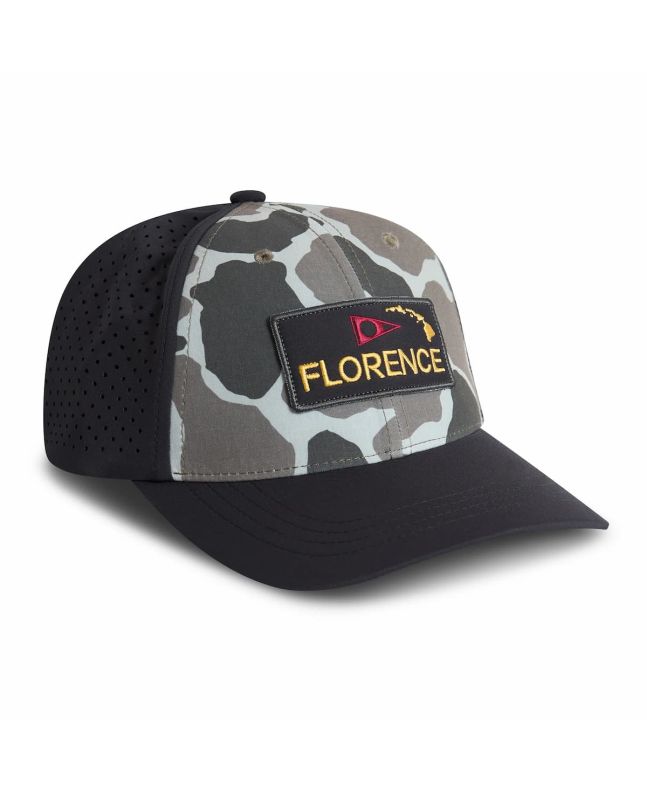 Gorra Florence Camo Airtex Trucker Hat Tundra Camo para hombre