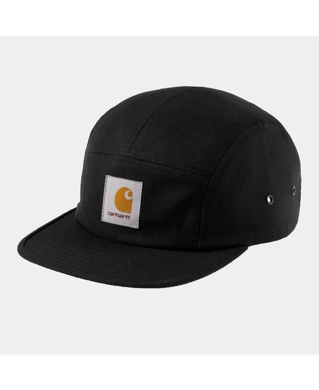 Gorra de algodón Carhartt WIP Backley Cap negra