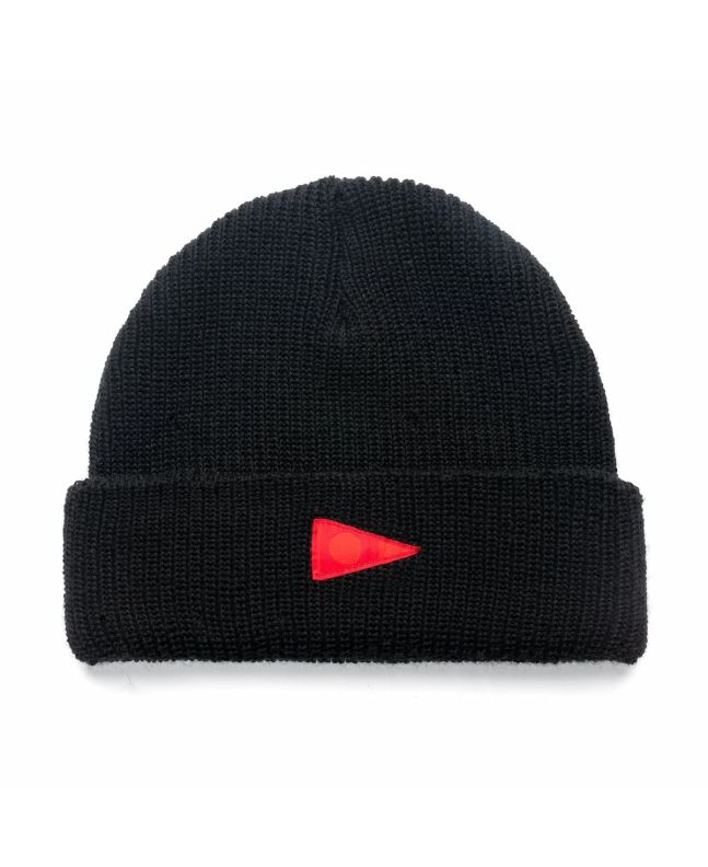 Gorro de lana mezclada Florence Marine X Burgee Wool Negro para hombre