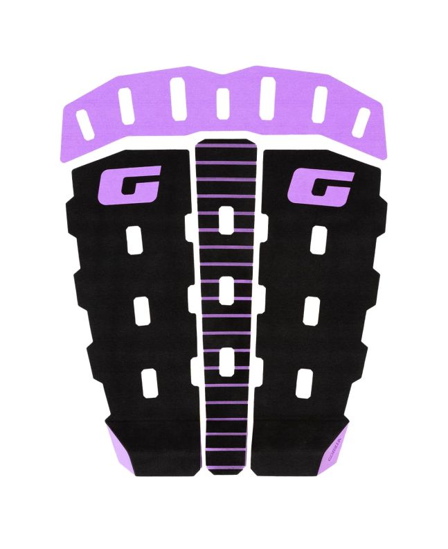 Grip de Surf Gorilla Kick Haze Tail Pad 4 piezas negro y violeta