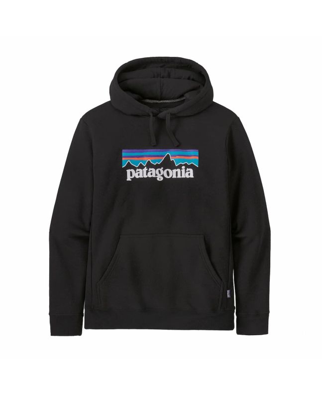 Sudadera con capucha Patagonia P-6 Logo Uprisal Negra Unisex