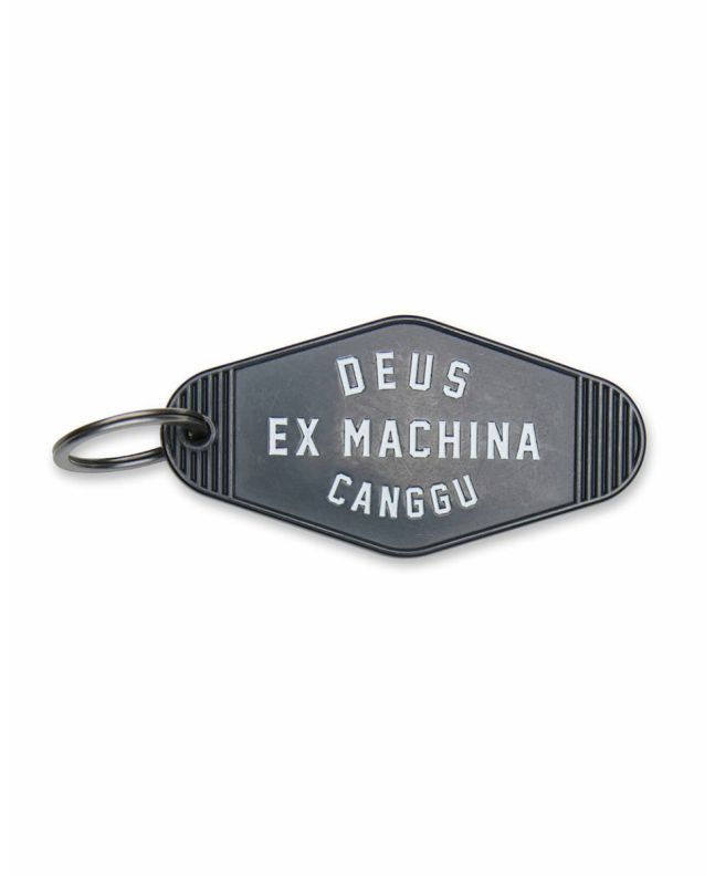 Llavero de plástico Deus Ex Machina Canggu Key Tag Negro