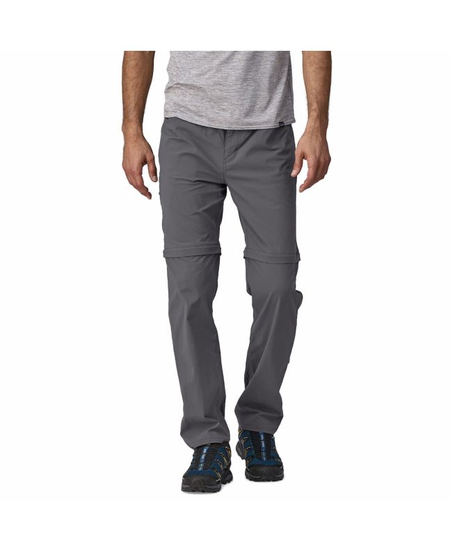 Hombre con Pantalón de senderismo convertible Patagonia M's Quandary Forge Grey