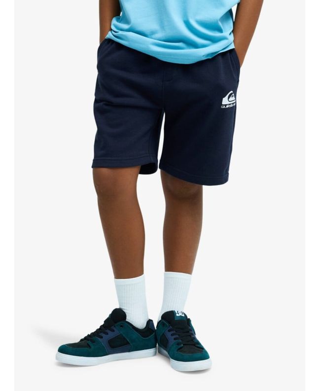 Niño con bermudas tipo chándal Quiksilver Easy Day Jogger azul marino oscuro