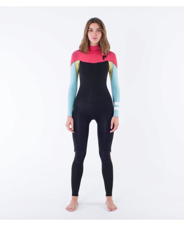 Mujer con Traje de surf Hurley Advant 4/3mm Fullsuit Spiced Coral