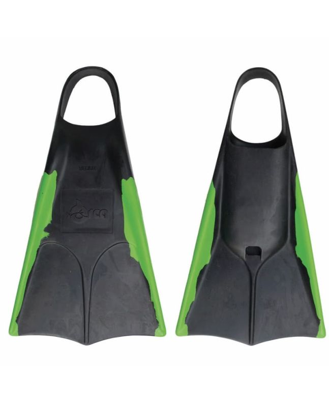 Aletas de Bodyboard Orca Negro-Lima Unisex