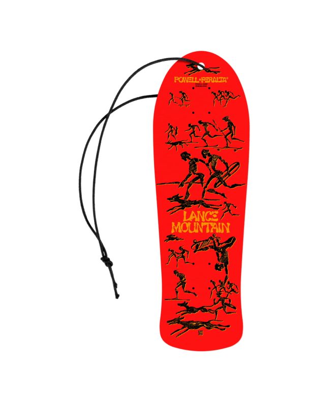 Ambientador de coche Powell Peralta Bones Brigade Series 15 Lance Mountain Rojo Piña