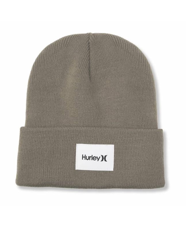 Gorro de punto Hurley Seaward caqui para hombre