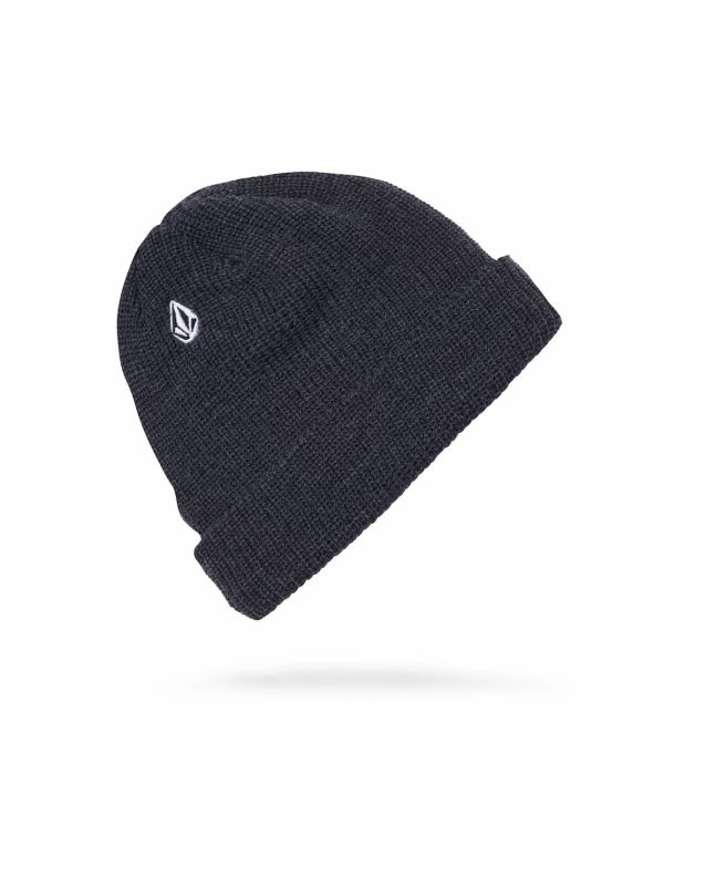 Gorro de invierno Volcom Full Stone Beanie color gris carbón para hombre