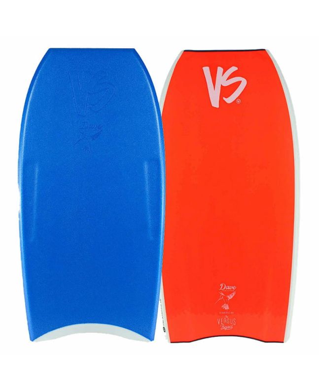 Tabla de bodyboard Versus Dave Winchester Kinetic PP Azul - Rojo Flúor 