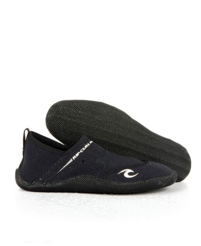 Botas de surf Rip Curl Junior Reefwalker negras para niño 