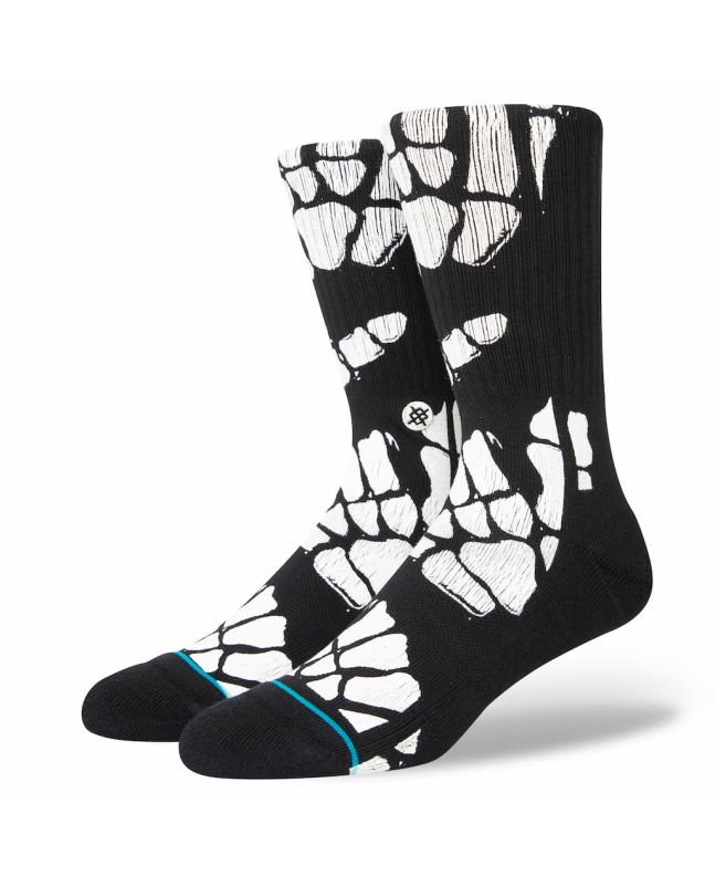 Calcetines Stance Zombie Hang Crew Negros Unisex
