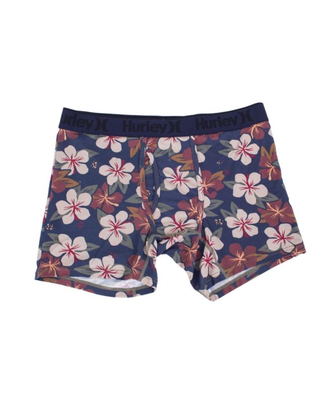 Calzoncillos Hurley Supersoft Printed Boxer Obsidian para hombre