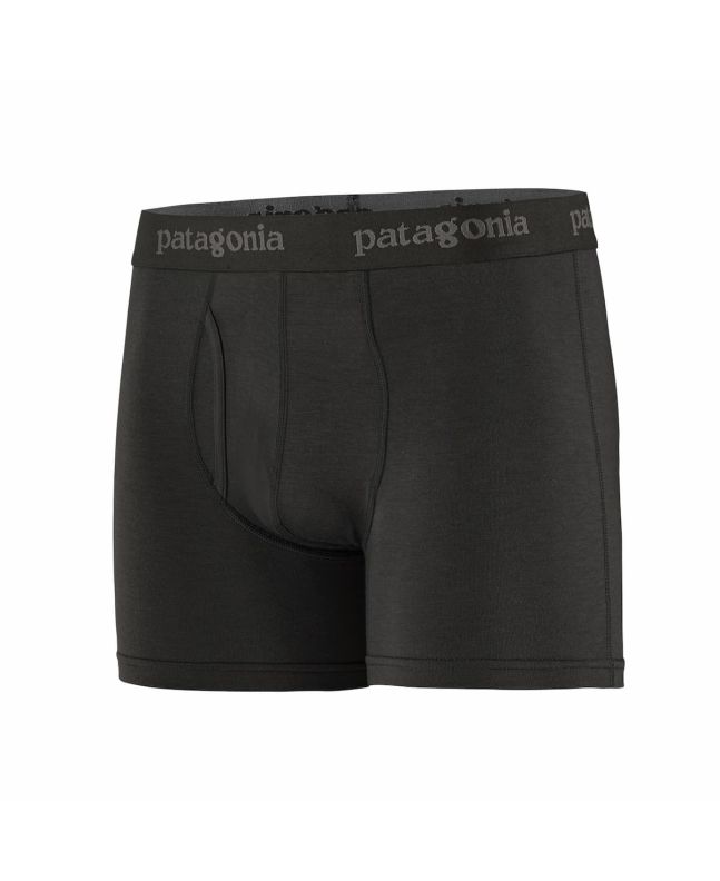 Calzoncillos Patagonia M's Essential Boxer Briefs 3" negros para hombre