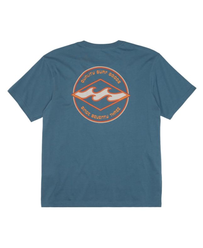 Camiseta Billabong Rotor Diamond Boy Índigo Vintage para niño 8 a 16 años