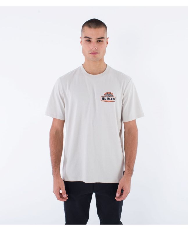 Hombre con Camiseta de manga corta Hurley Everyday Built Bone 