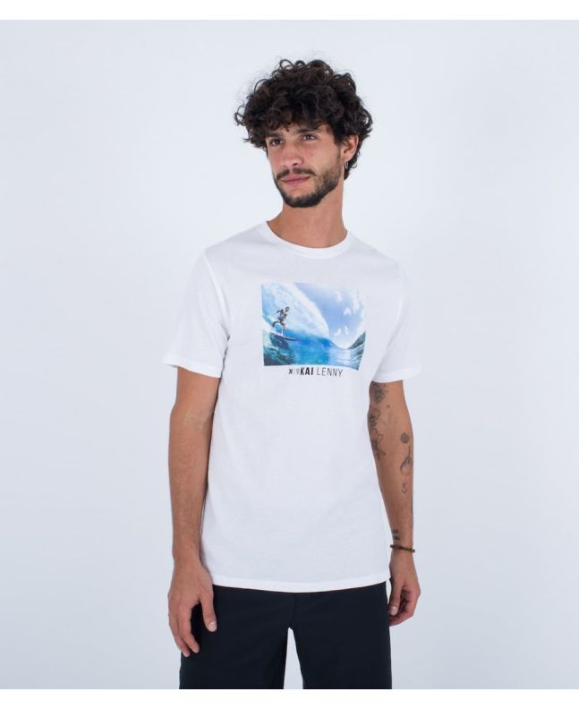 Hombre con Camiseta de manga corta Hurley Everyday Kai Lenny Blanca