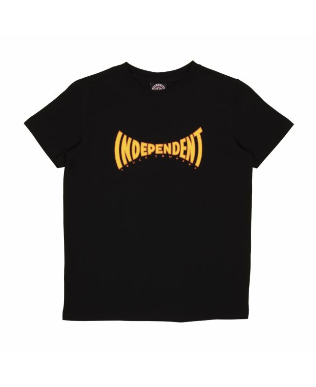 Camiseta de manga corta Independent Youth Spanning Negra para chico