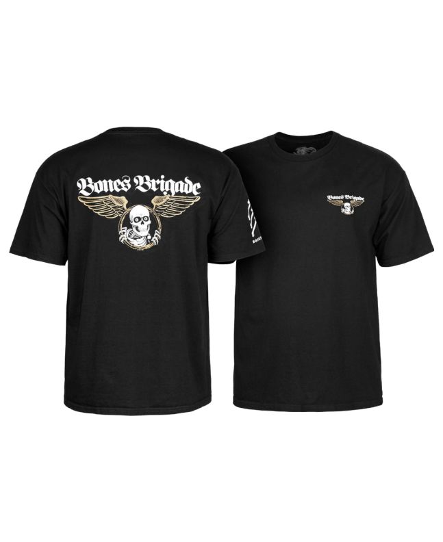 Camiseta de manga corta Powell Peralta Bones Brigade Autobiography Negra para hombre
