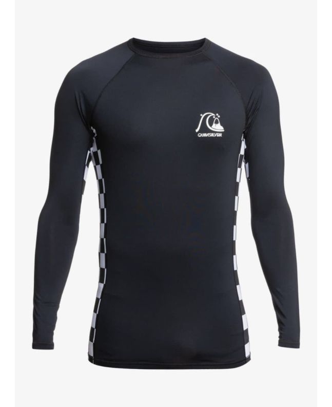 Camiseta de protección solar UPF 50 de manga larga Quiksilver Arch This negra para hombre
