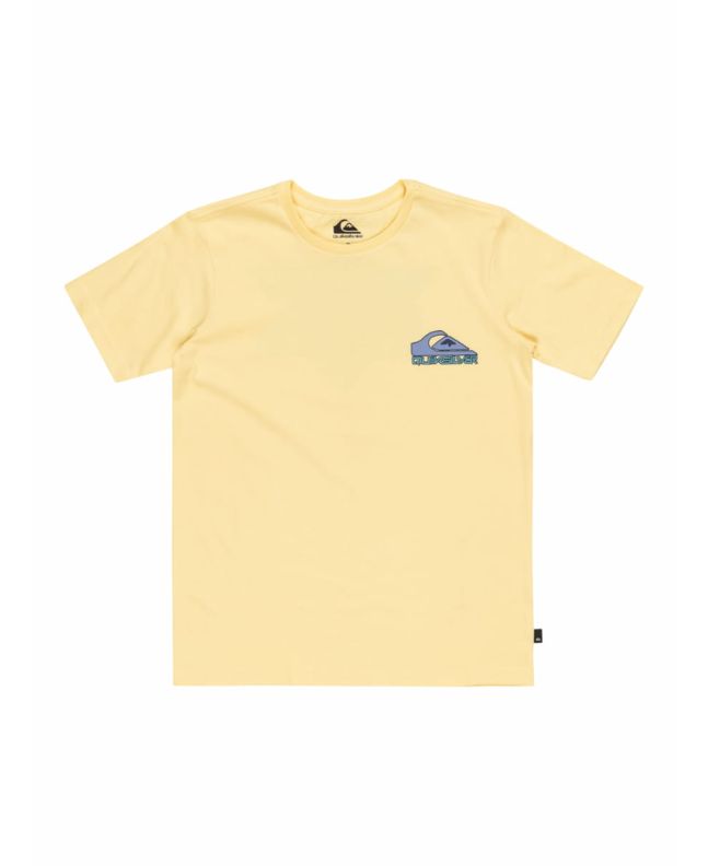 Camiseta Quiksilver Take Us Back Logo Youth Amarilla para niño 8-16 años