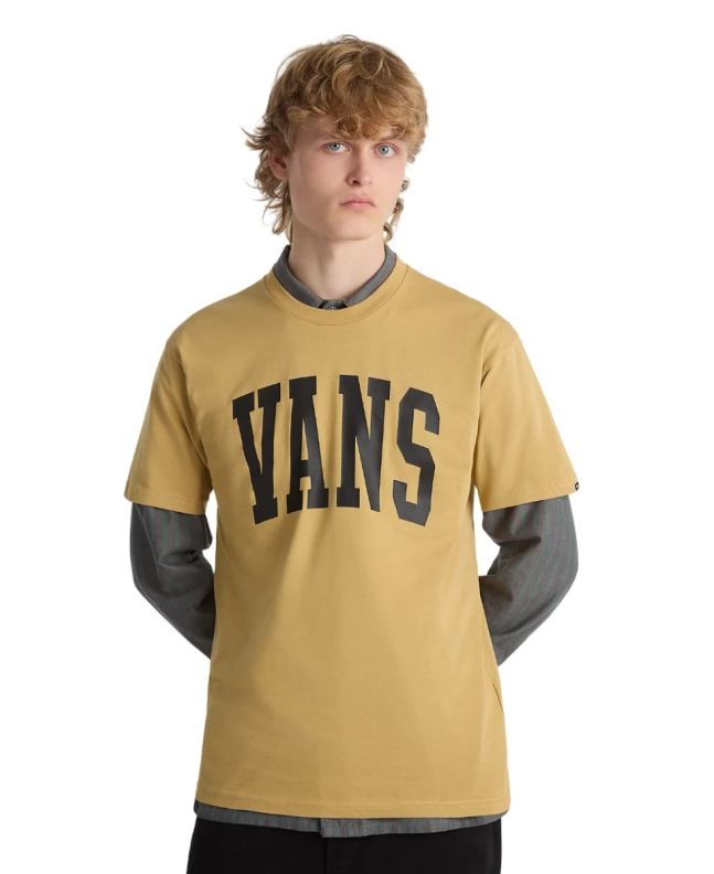 Hombre con camiseta de manga corta Vans Arched Marrón