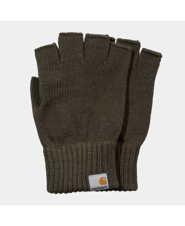 Guantes sin dedos Carhartt WIP Mitten verdes Unisex
